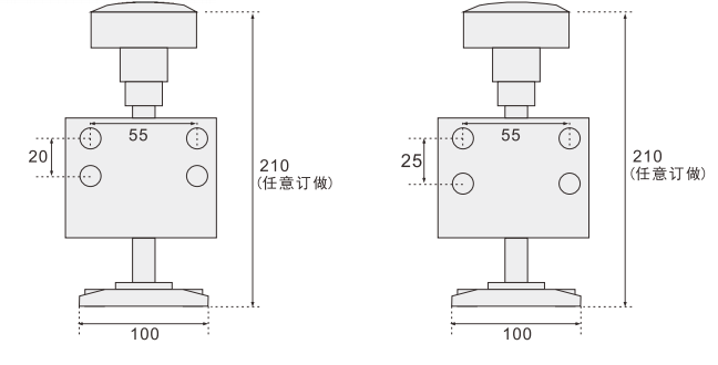 和面機(jī)支撐腳尺寸圖